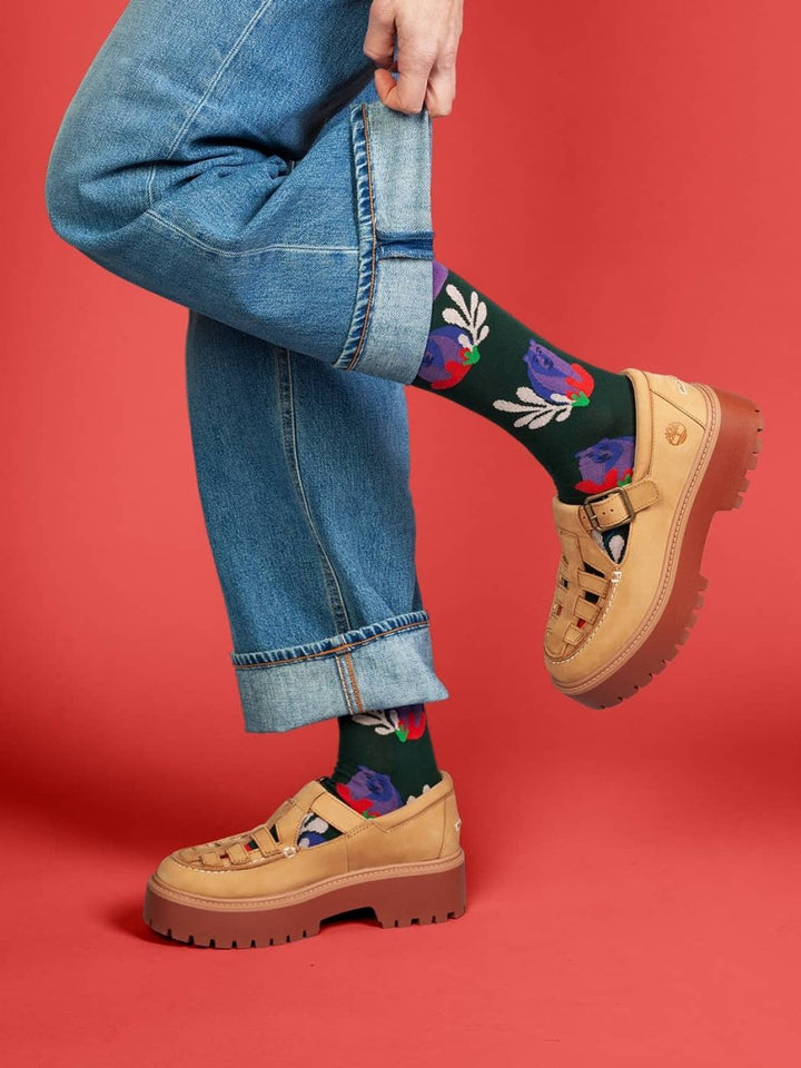Socken Bear says Hello von DillySocks – weitere Ansicht
