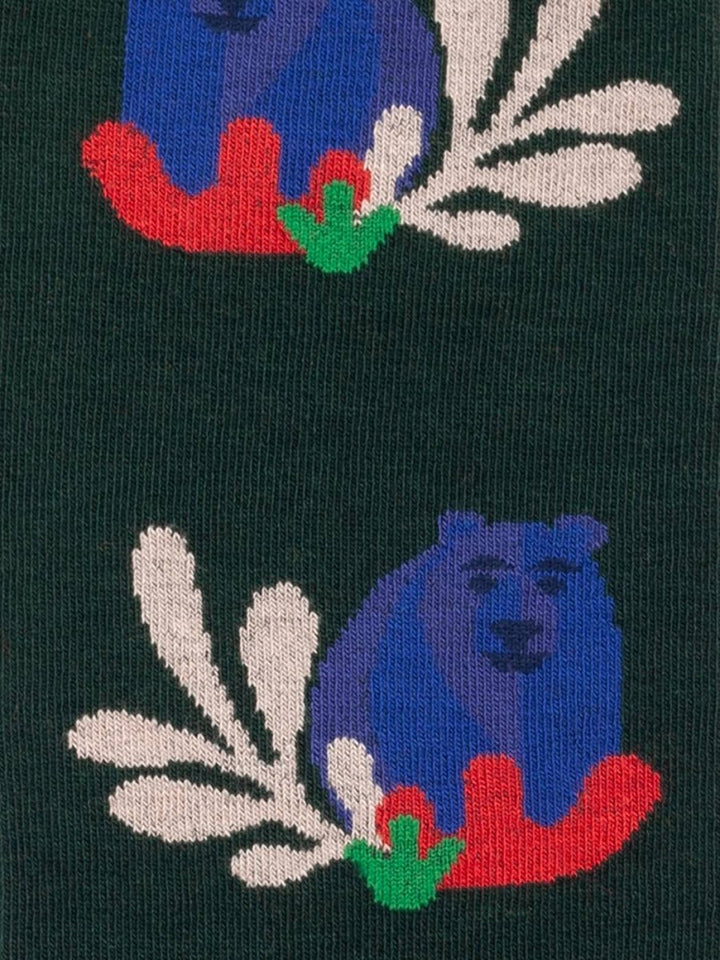Socken Bear says Hello von DillySocks – weitere Ansicht