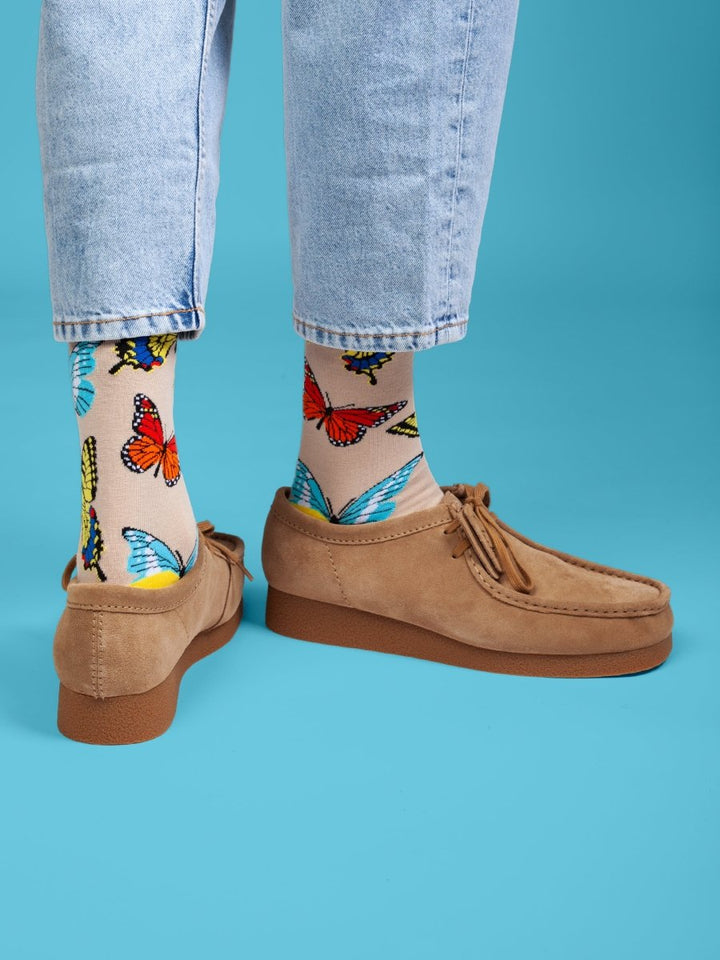 Socken Butterfly Bloom von DillySocks – weitere Ansicht