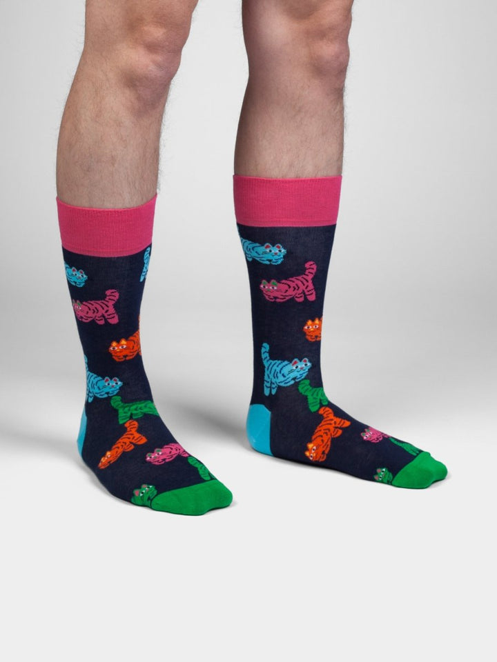 Socken Funky Cats von DillySocks, Detailansicht