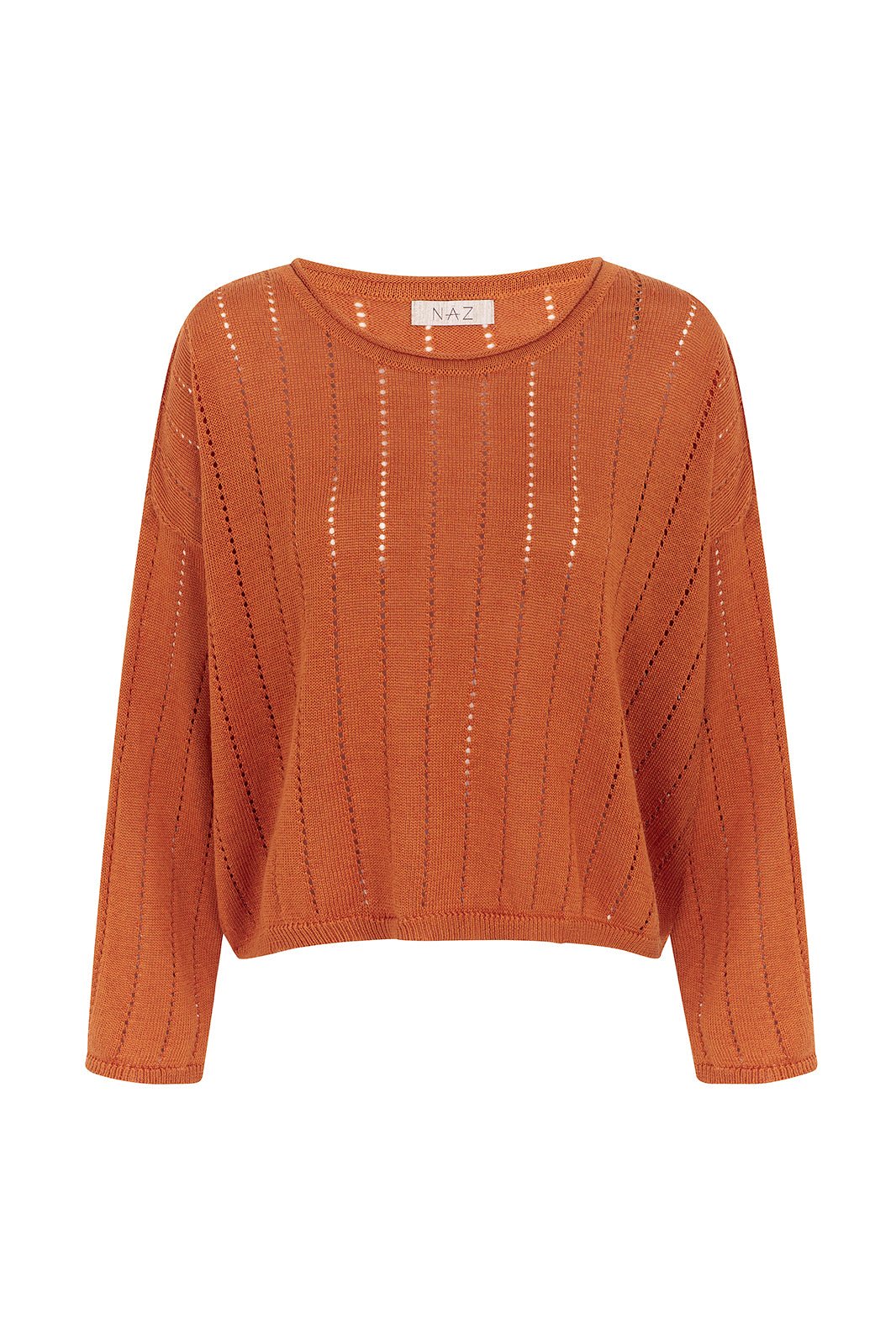Sofie Linen Sweater Orange – NÄZ – Zweiblatt 5