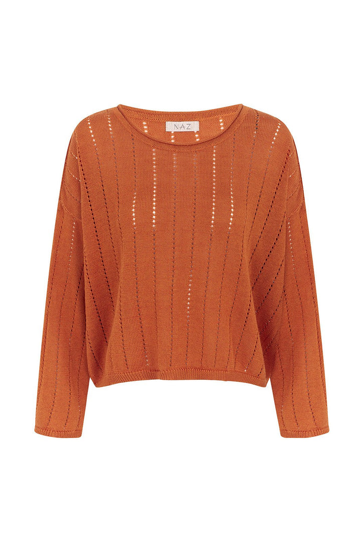 Sofie Linen Sweater Orange – NÄZ – Zweiblatt 5