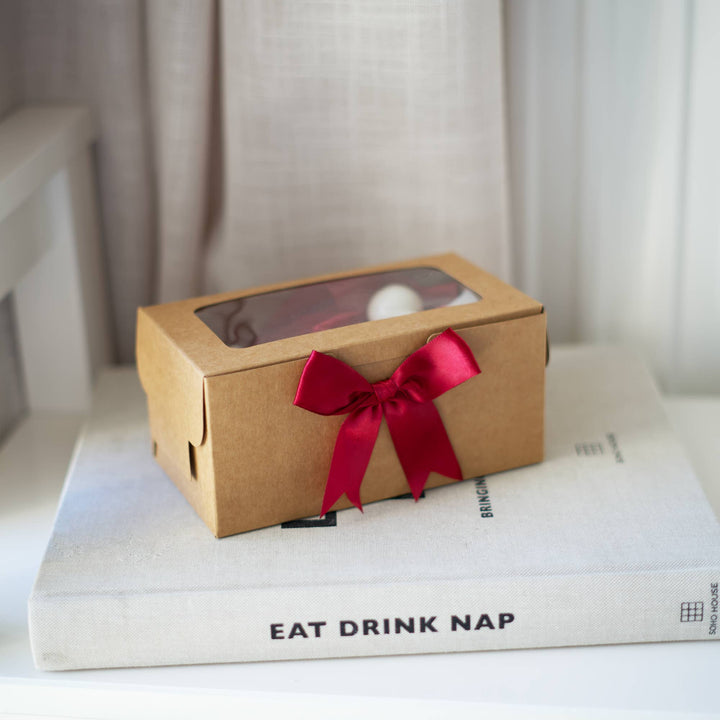 Duo Anges Éden & Solal in Geschenkbox mit roter Schleife