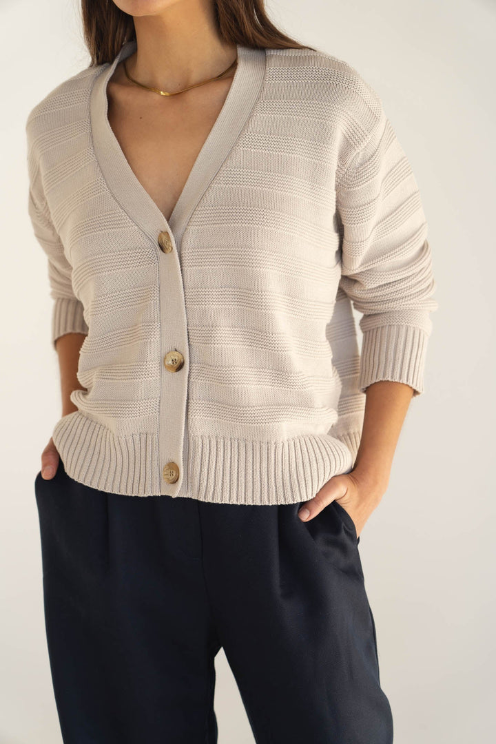 Sophia Cardigan Grey – NÄZ – Zweiblatt 1