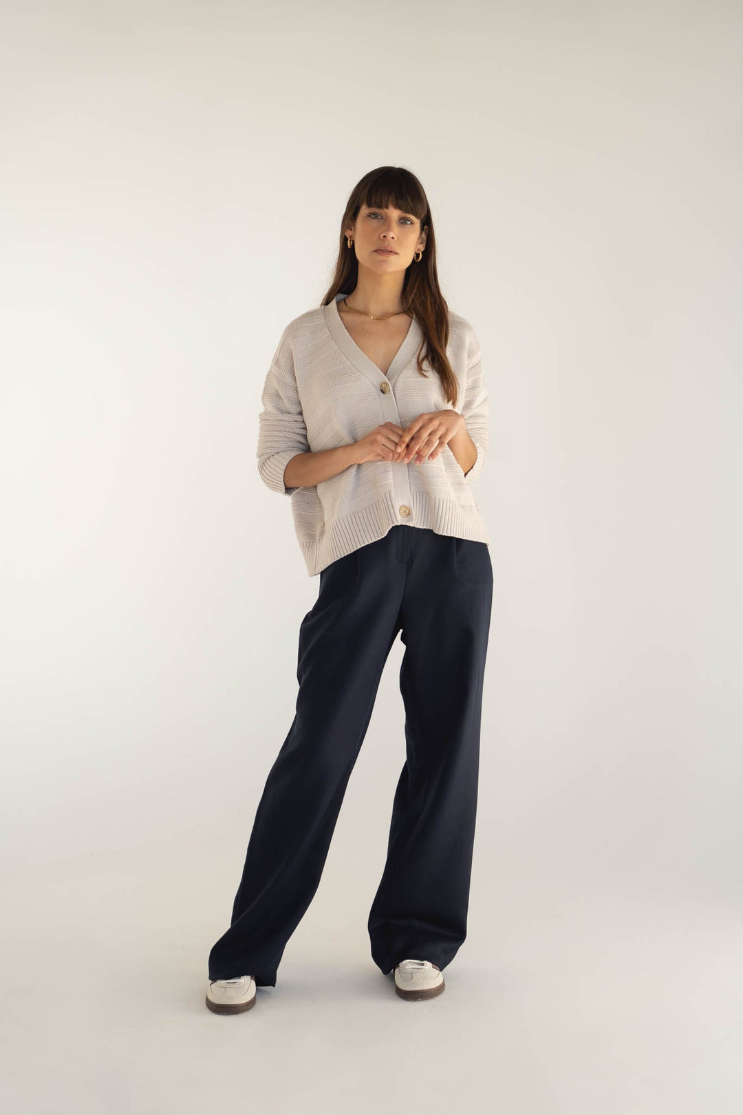 Sophia Cardigan Grey – NÄZ – Zweiblatt 3