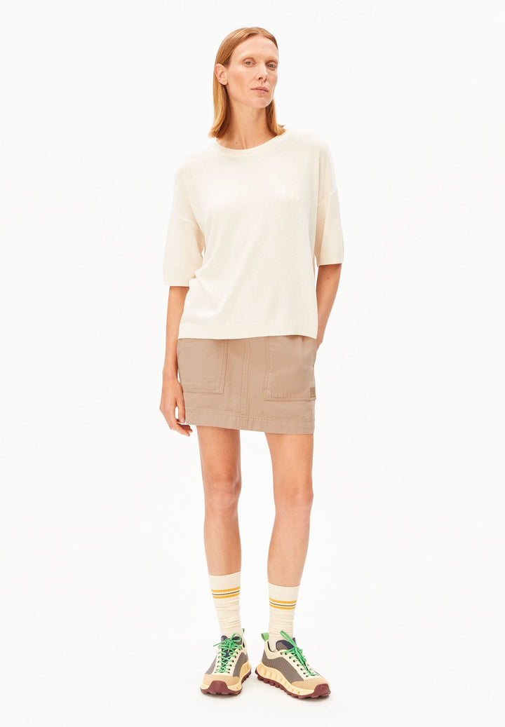 Strick T-Shirt S SL Linen Blend Knit Sweater Undyed – Armedangels – Zweiblatt 5