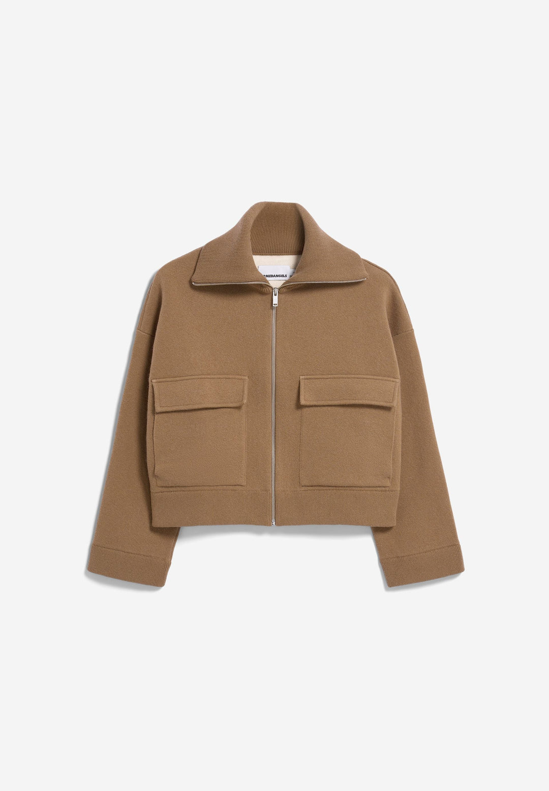 Strickjacke Cotton-Wool Amberwood von Armedangels freigestellt
