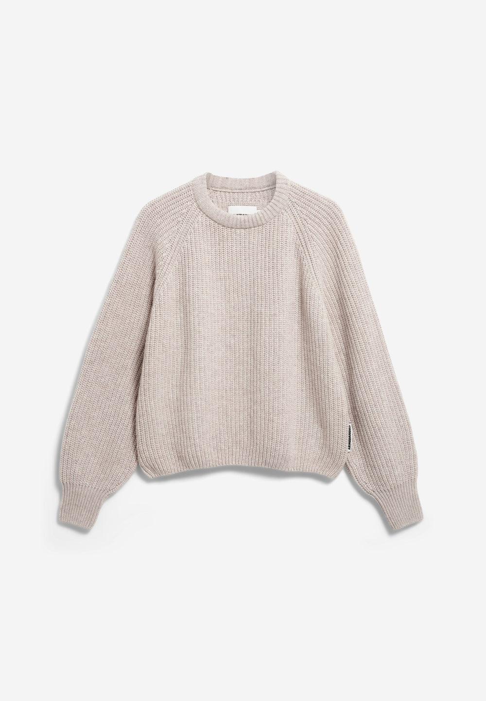 Strickpullover KAAGI Rippstrick Honey Melange von Armedangels freigestellt
