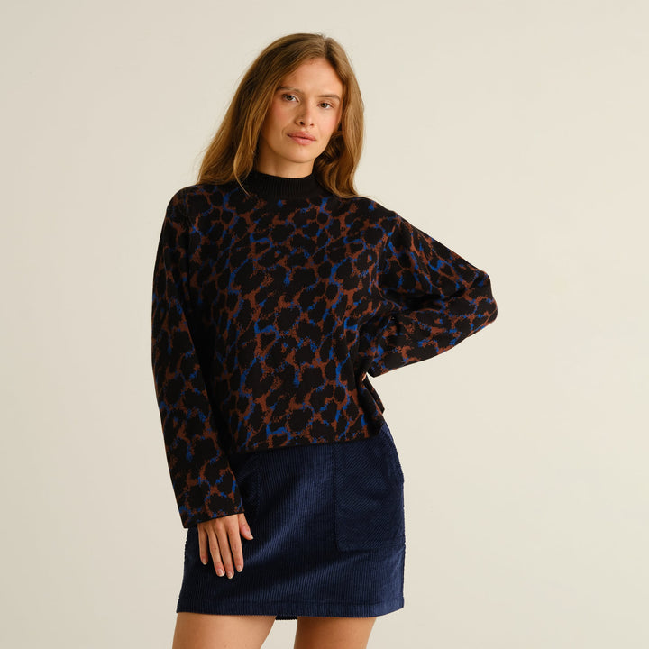 Sweater Leopard Limhamn von Dedicated am Model