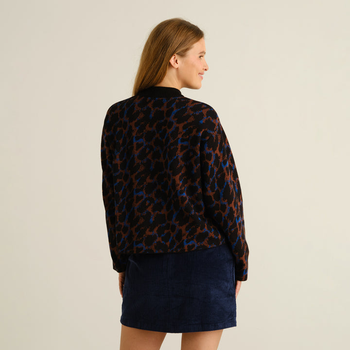 Sweater Leopard Limhamn von Dedicated, Rückansicht