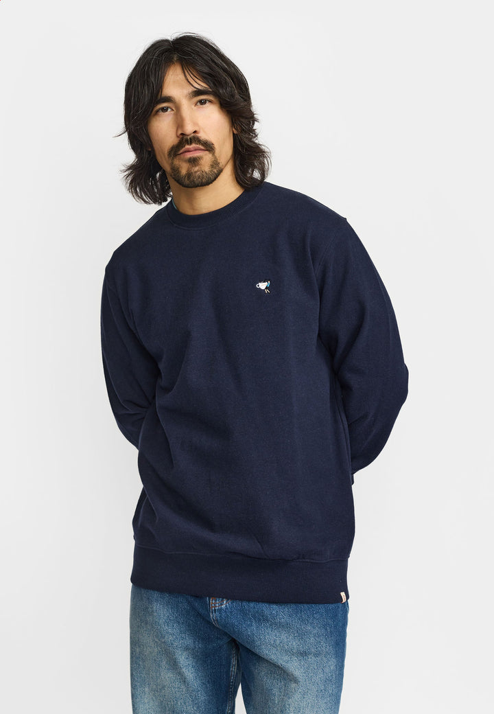 Sweatshirt Application Navy-Melange von Revolution – Ansicht 4