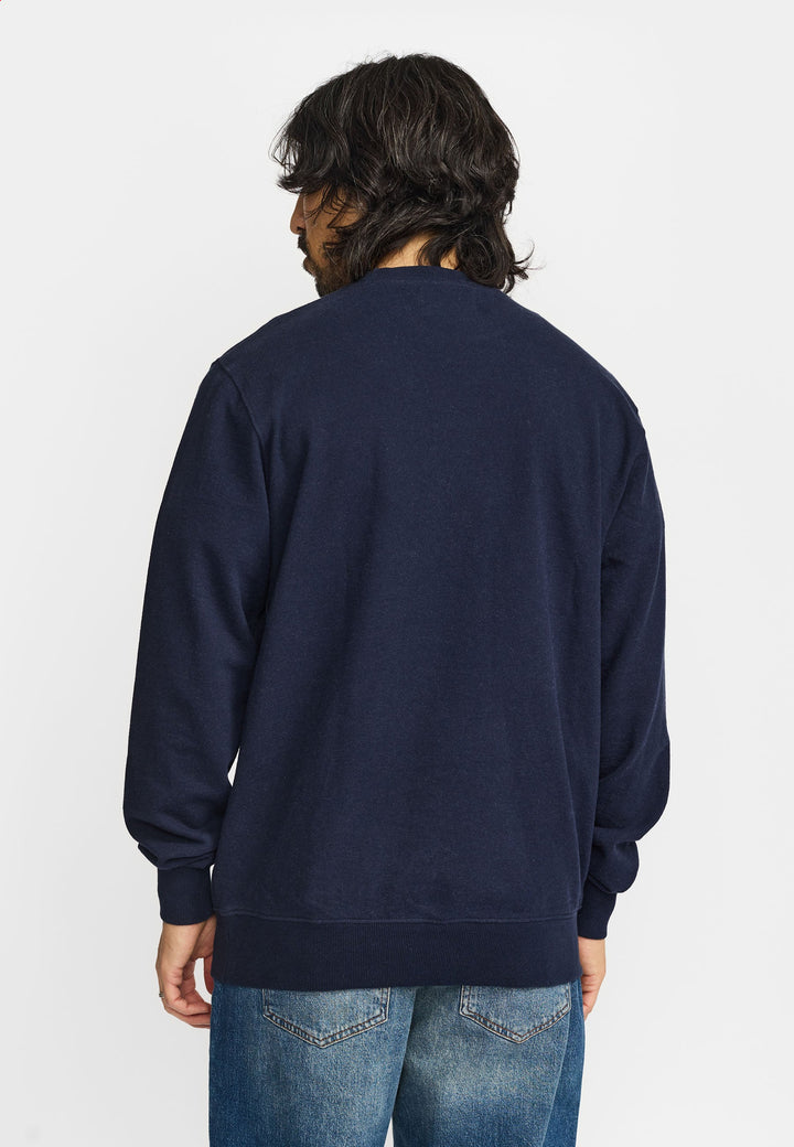 Sweatshirt Application Navy-Melange von Revolution – Ansicht 5