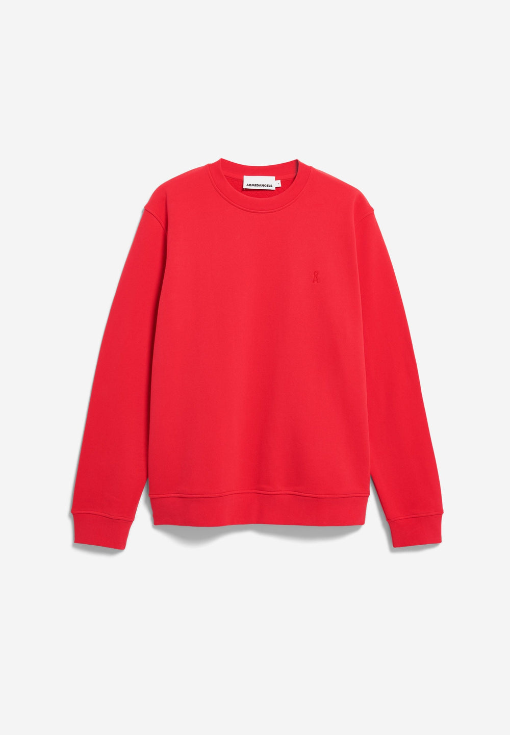 Sweatshirt BAARO LOOP Mars Red von Armedangels freigestellt