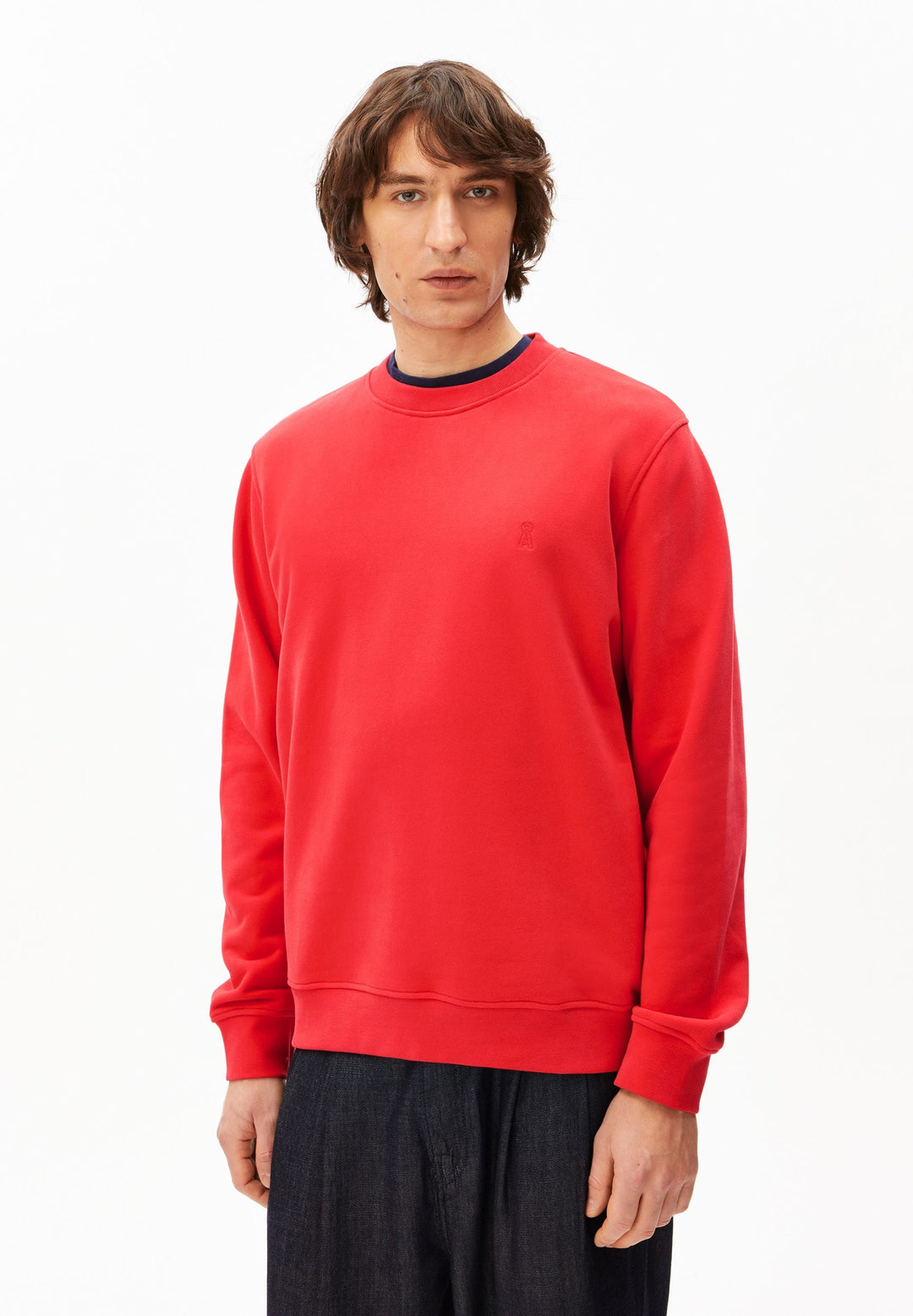 Sweatshirt BAARO LOOP Mars Red von Armedangels Vorderansicht