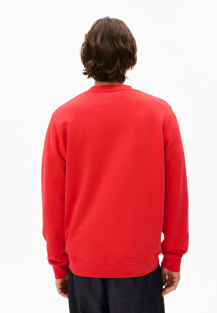 Sweatshirt BAARO LOOP Mars Red von Armedangels Rückansicht