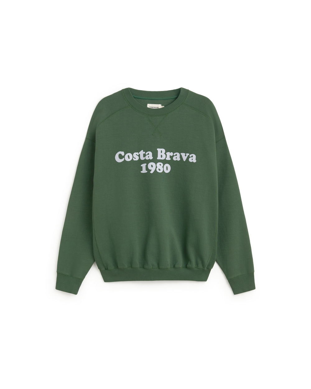 Sweatshirt Costa Brava Dunkelgrün von Thinking MU, Freisteller