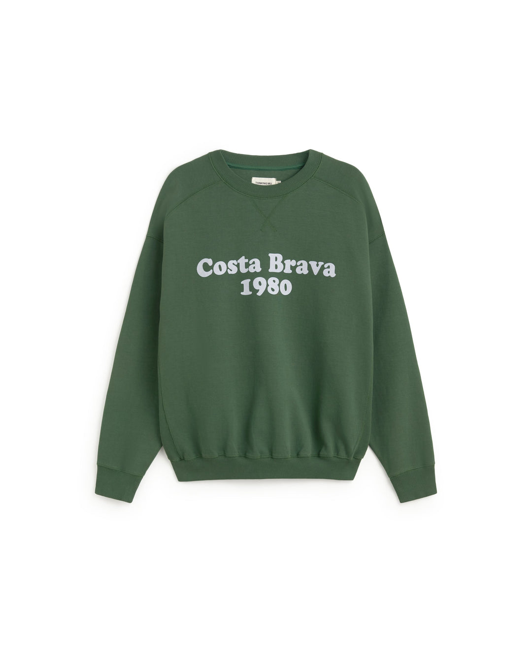 Sweatshirt Costa Brava Dunkelgrün von Thinking MU, Freisteller