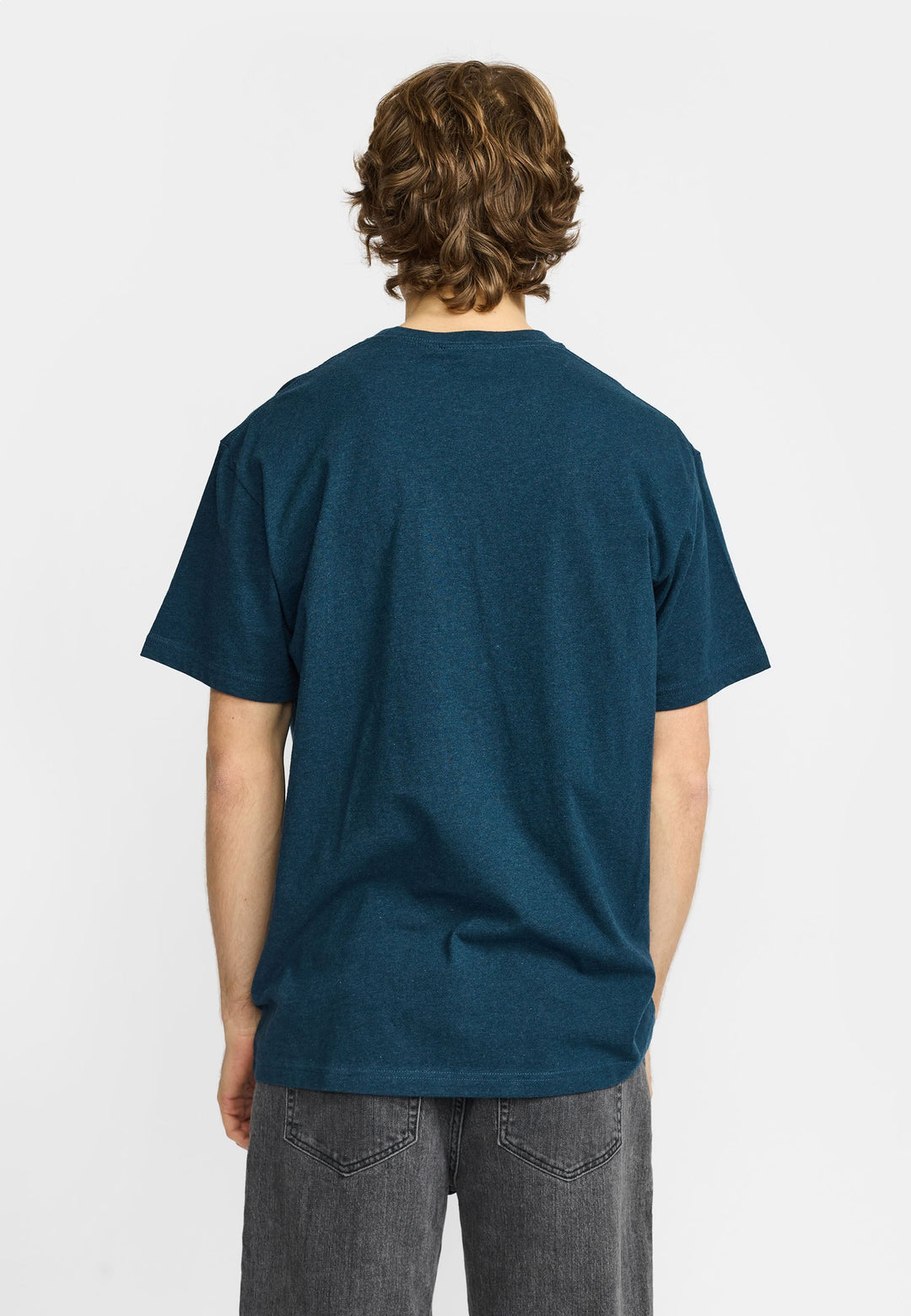 T-Shirt Application Darkpetrol-Melange von Revolution – Ansicht 6
