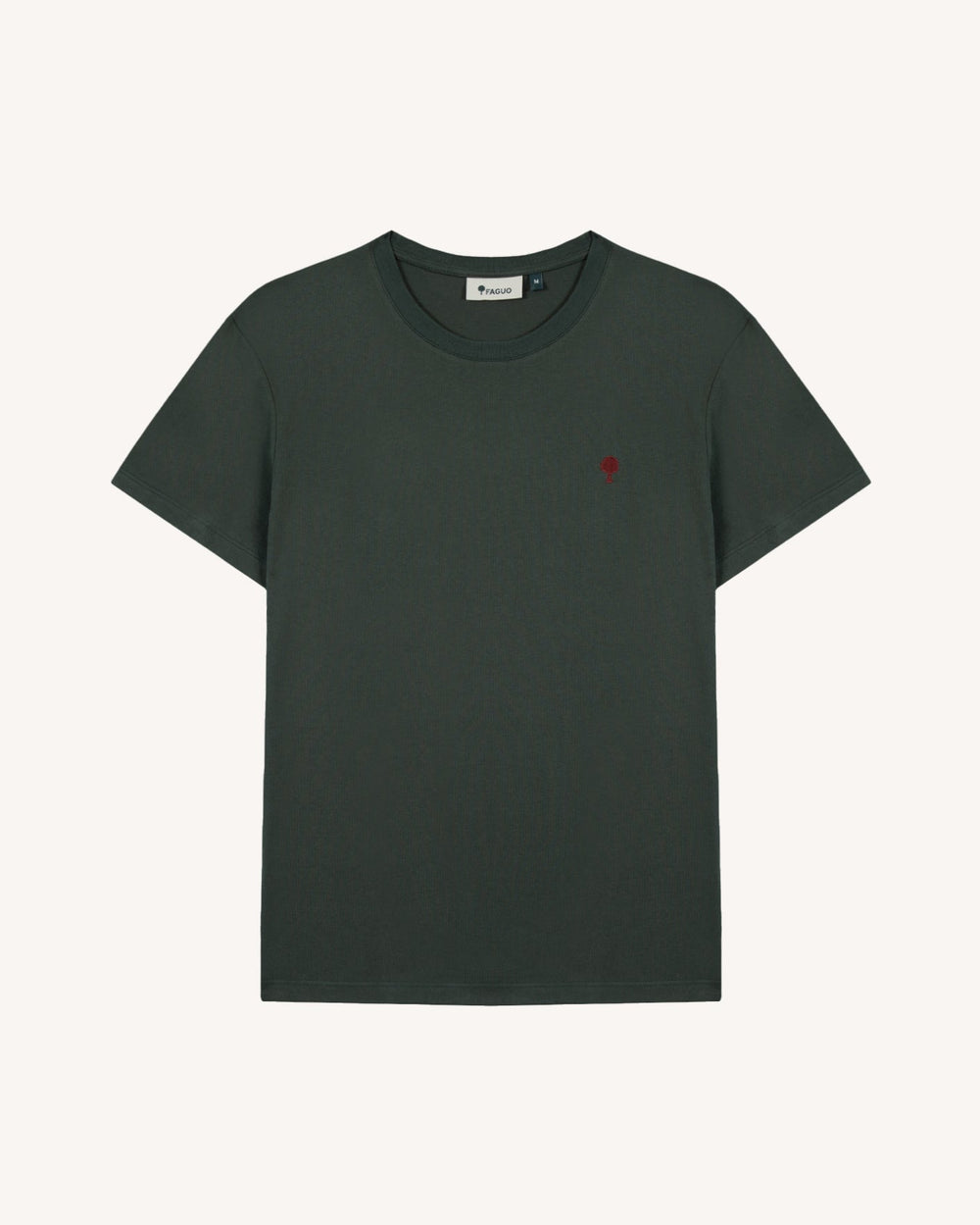T-Shirt Arcy Dunkelgrün von Faguo freigestellt