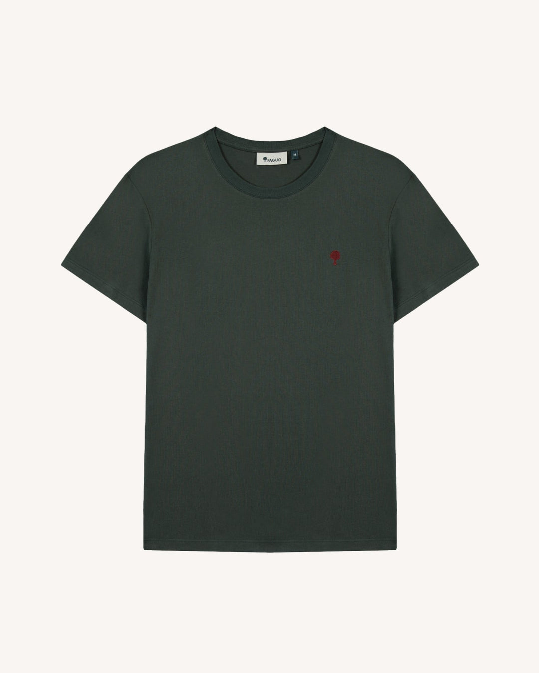 T-Shirt Arcy Dunkelgrün von Faguo freigestellt