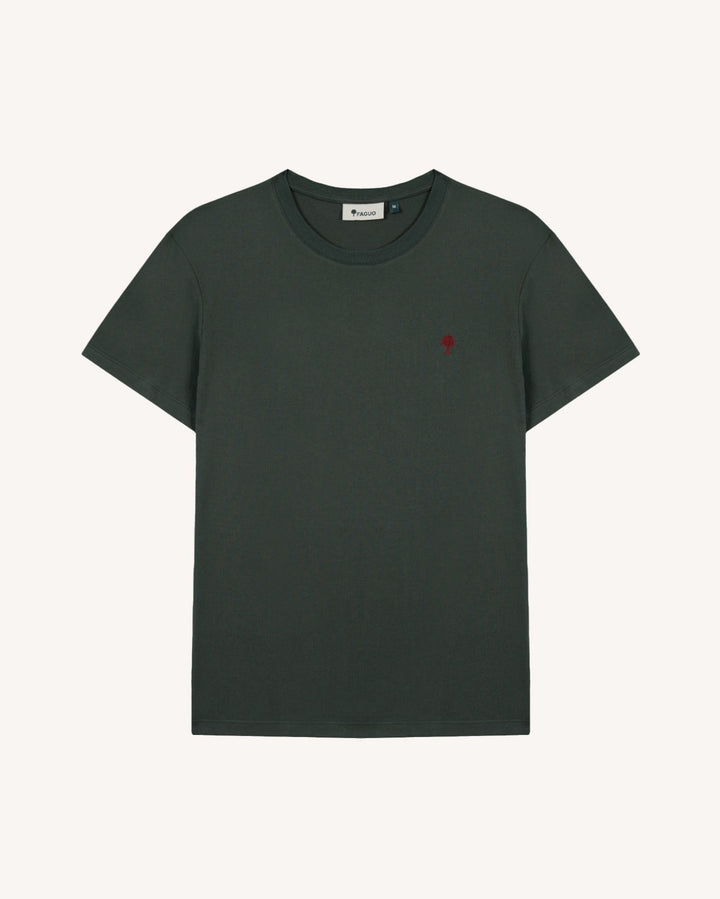 T-Shirt Arcy Dunkelgrün von Faguo freigestellt