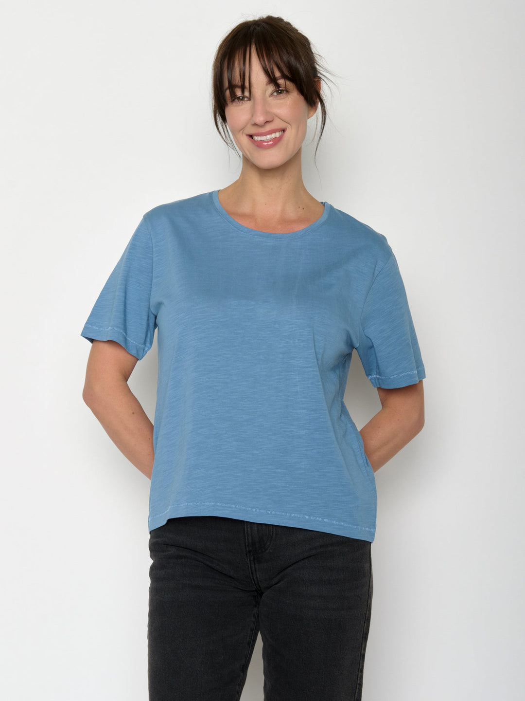 T-Shirt Basic Nova Glacier Blue – Greenbomb – Zweiblatt 1