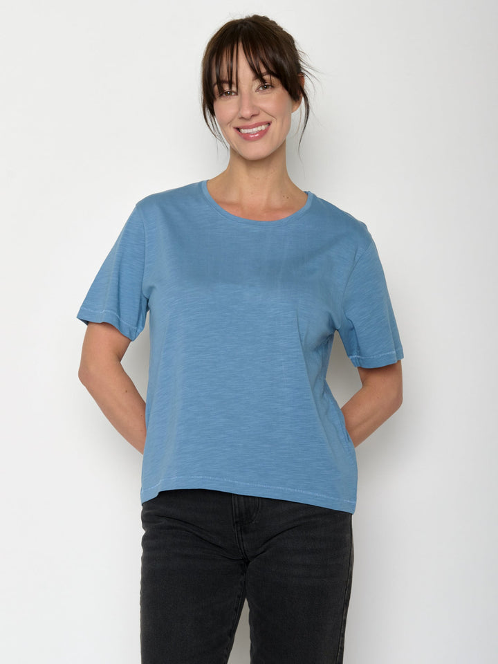 T-Shirt Basic Nova Glacier Blue – Greenbomb – Zweiblatt 1