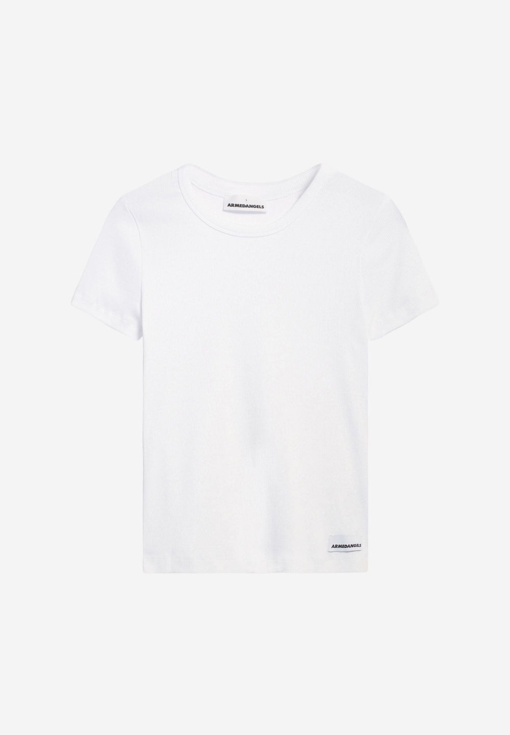 T-Shirt KARDAA Ripp in Weiss von ARMEDANGELS, Freisteller