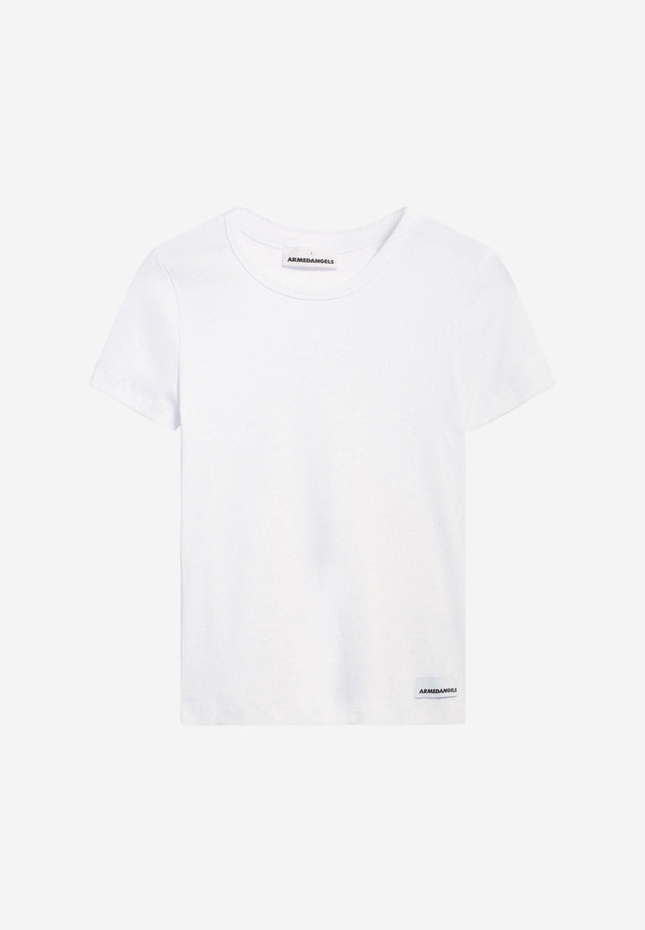 T-Shirt KARDAA Ripp in Weiss von ARMEDANGELS, Freisteller