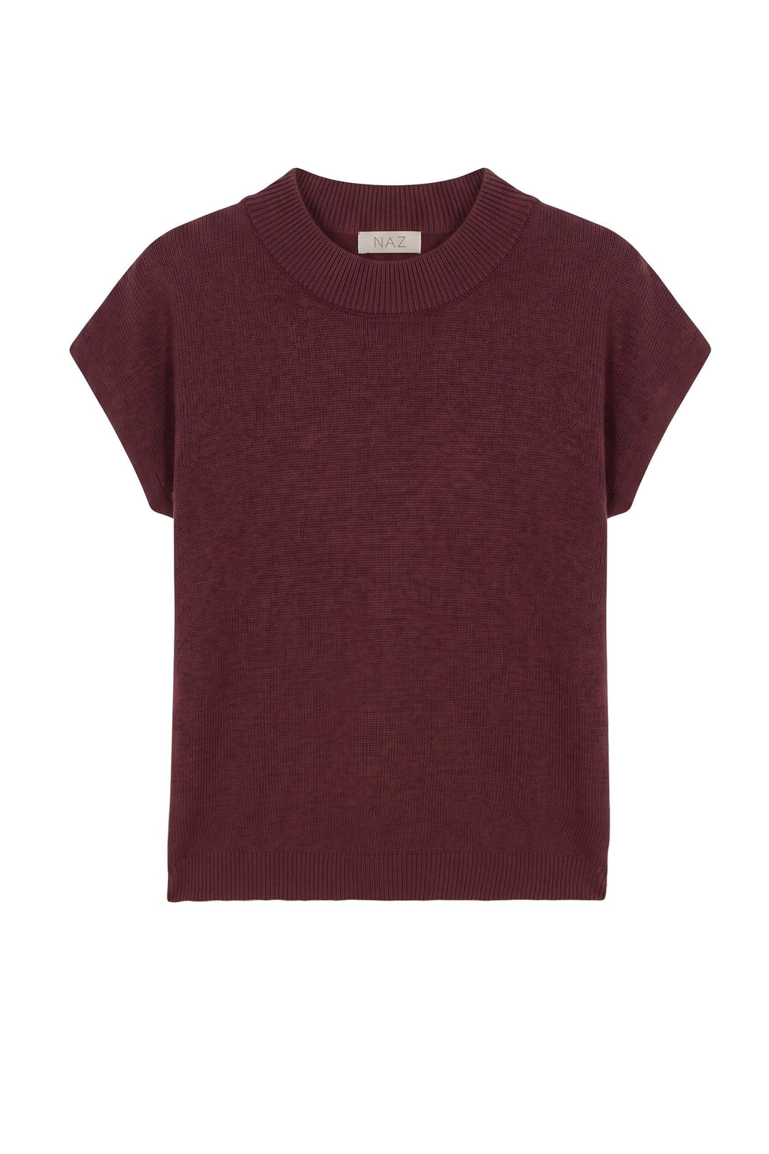 T-Shirt Lucia Linen Knit Brown – NÄZ – Zweiblatt 4