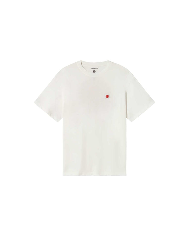 T-Shirt Sol Contrast Weiss von Thinking MU, Freisteller Vorderseite