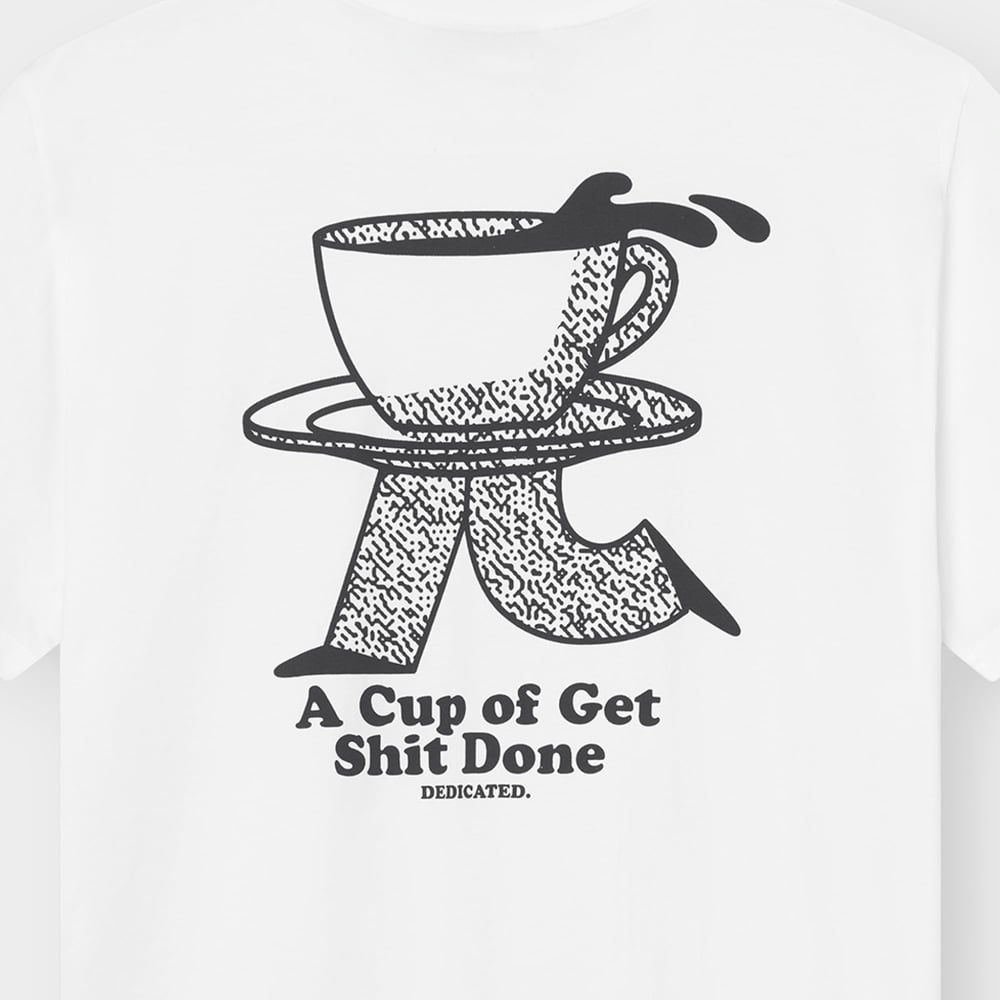 T-Shirt Stockholm Coffee Runner White – Dedicated – Zweiblatt 3