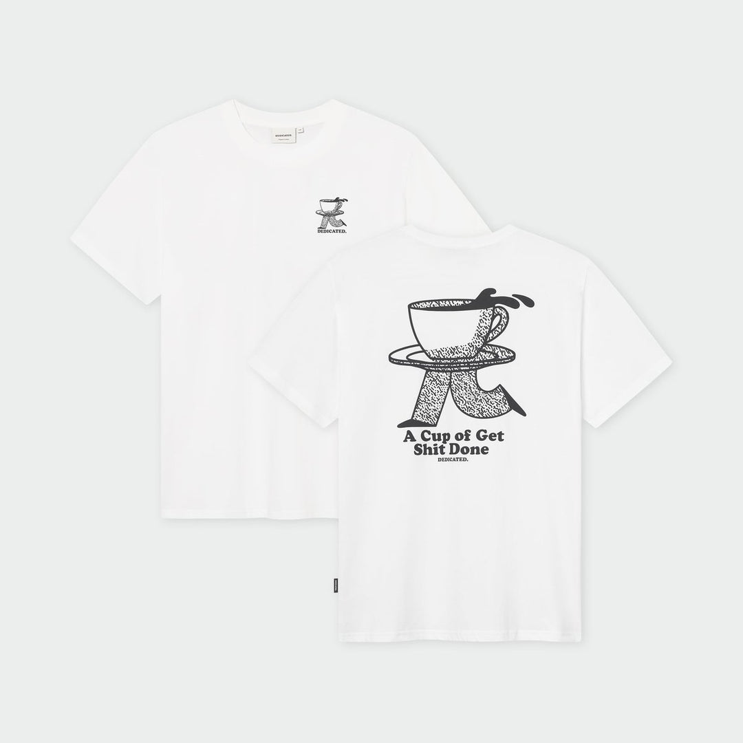T-Shirt Stockholm Coffee Runner White – Dedicated – Zweiblatt 6