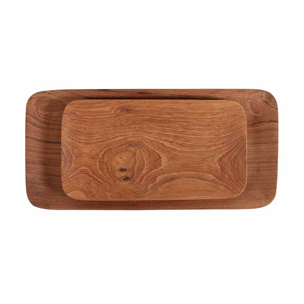 Teak Root Trays von Originalhome in verschiedenen Grössen