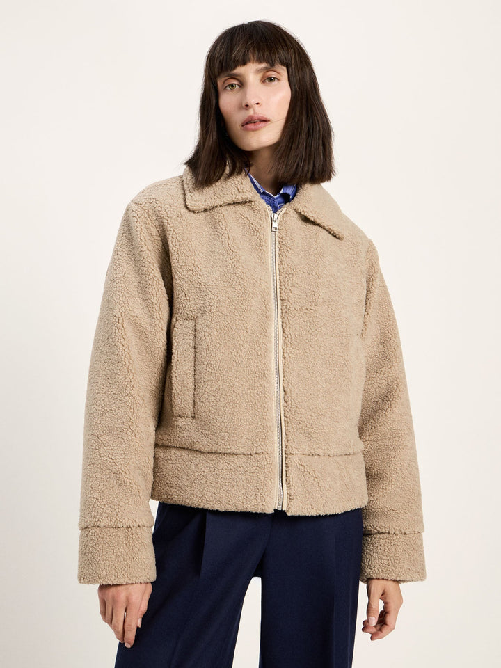 Teddyjacke GRS Chalk von Lanius Vorderansicht