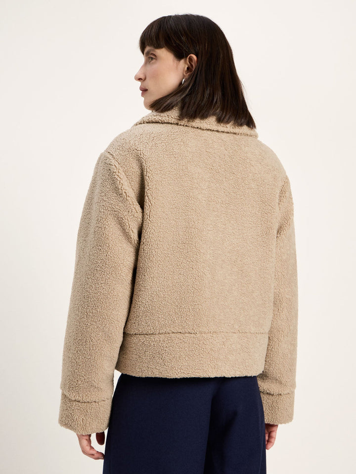 Teddyjacke GRS Chalk von Lanius Rückansicht