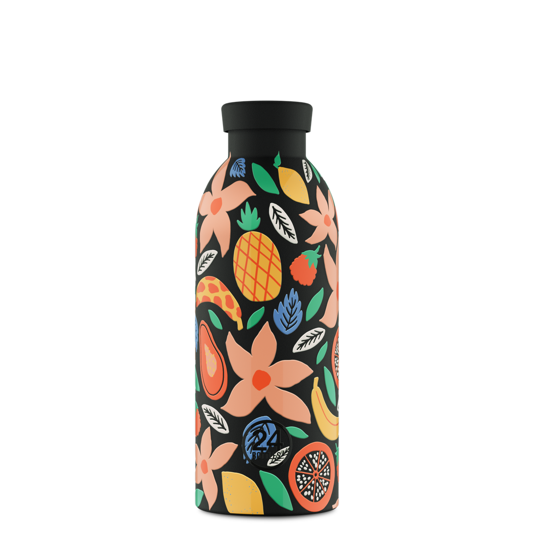 Thermoflasche Clima Tropical Noir 0,5l – 24Bottles – Zweiblatt 1