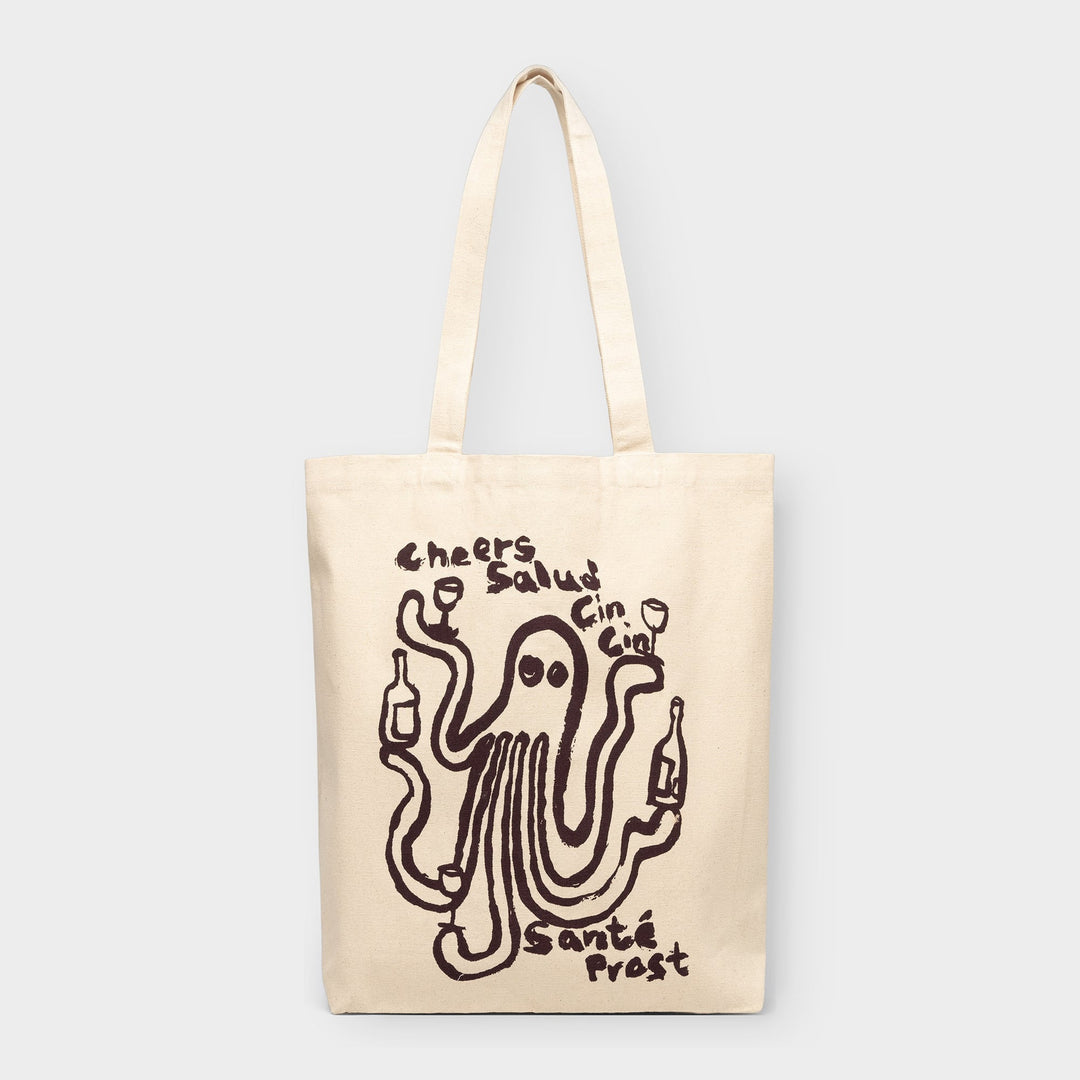 Tote Bag Torekov Cheers Salud Off-White von Dedicated