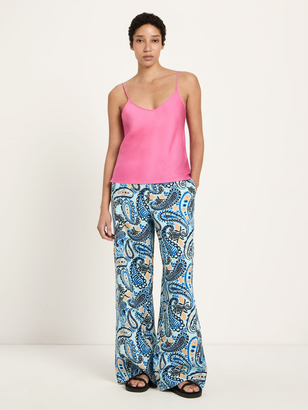 Trägertop aus Tencel Bright Orchid von Lanius