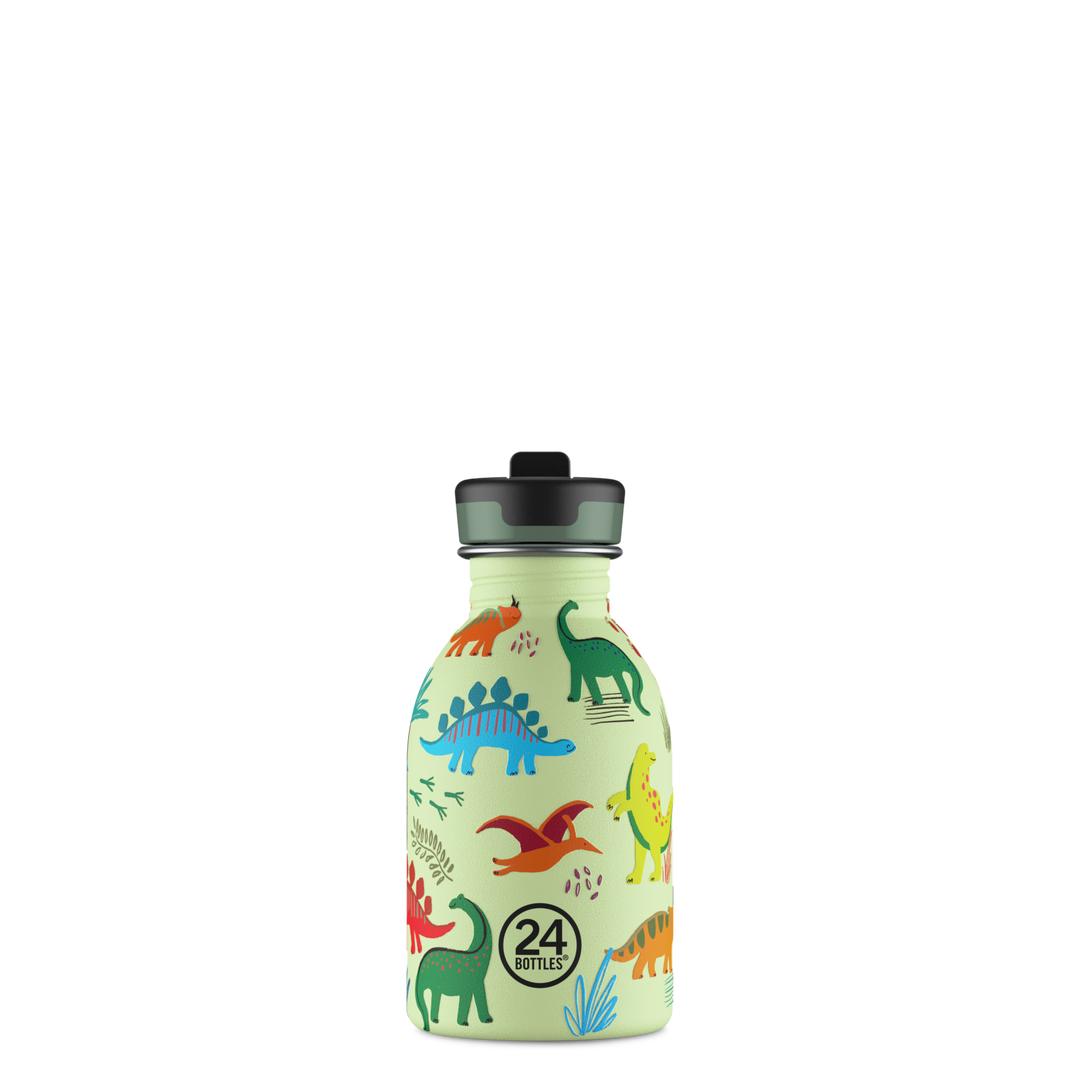 Trinkflasche Urban Kids Jurassic Friends 0.25l – 24Bottles – Zweiblatt 1