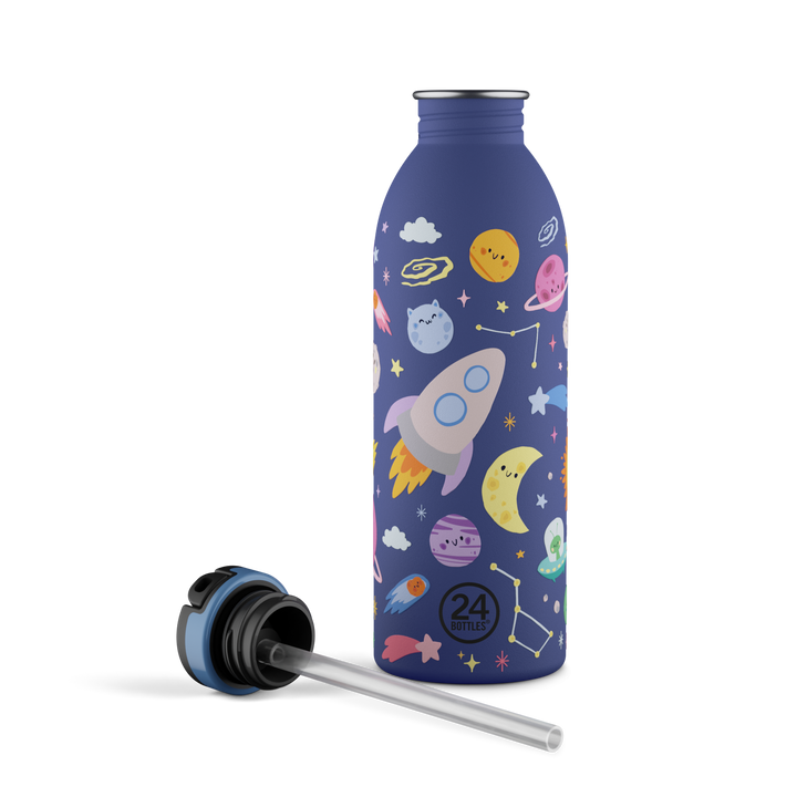 Trinkflasche Urban Kids Space Friends 0.5l – 24 Bottles – Zweiblatt 4