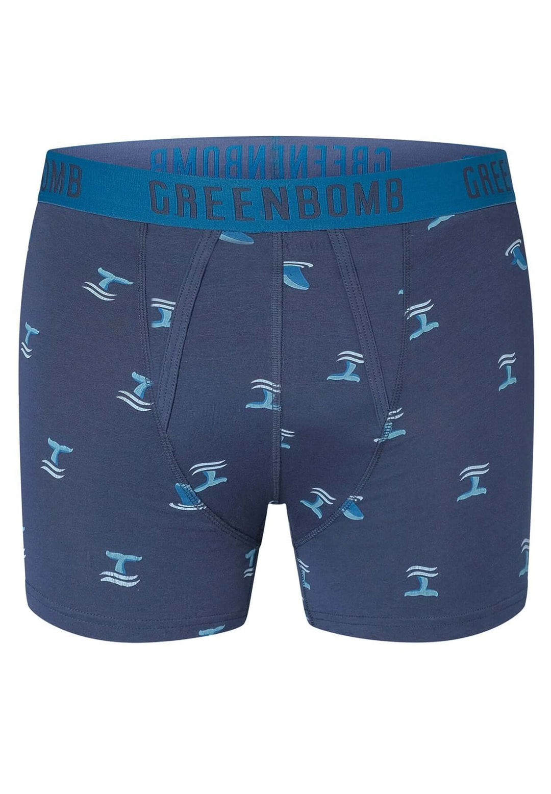 Unterhose Animal Whale Tail in Navy von GREENBOMB