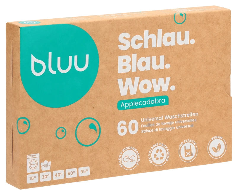 Waschstreifen Universal Applecadabra von bluu, Packung mit 60 Streifen