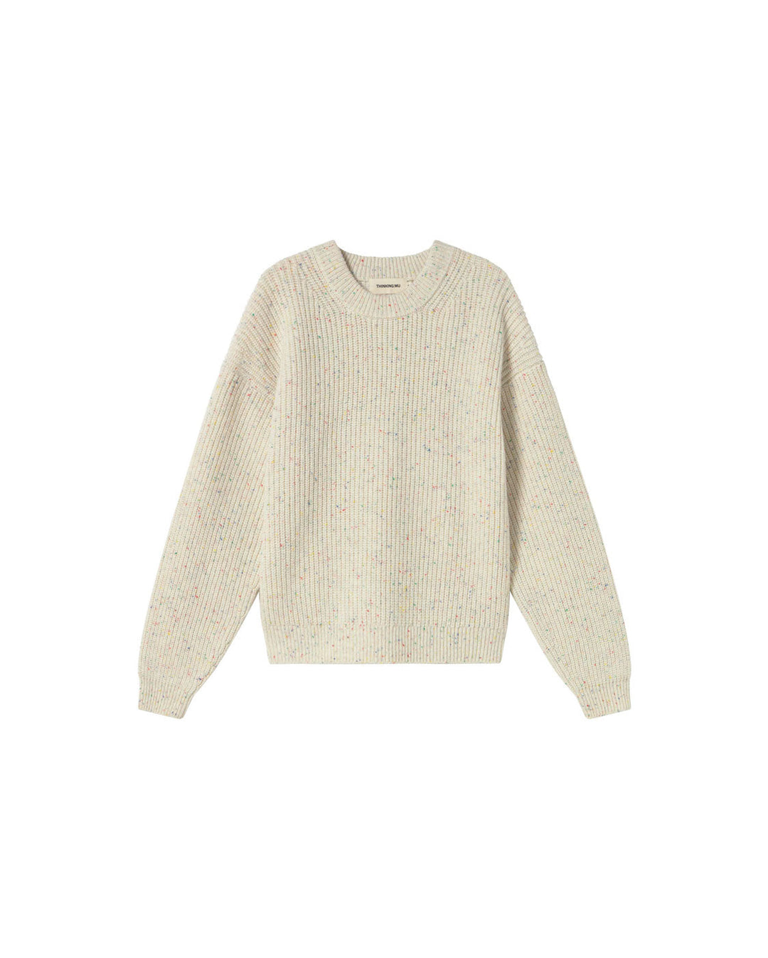 Wollpullover Carmen Ecru von Thinking MU, Freisteller